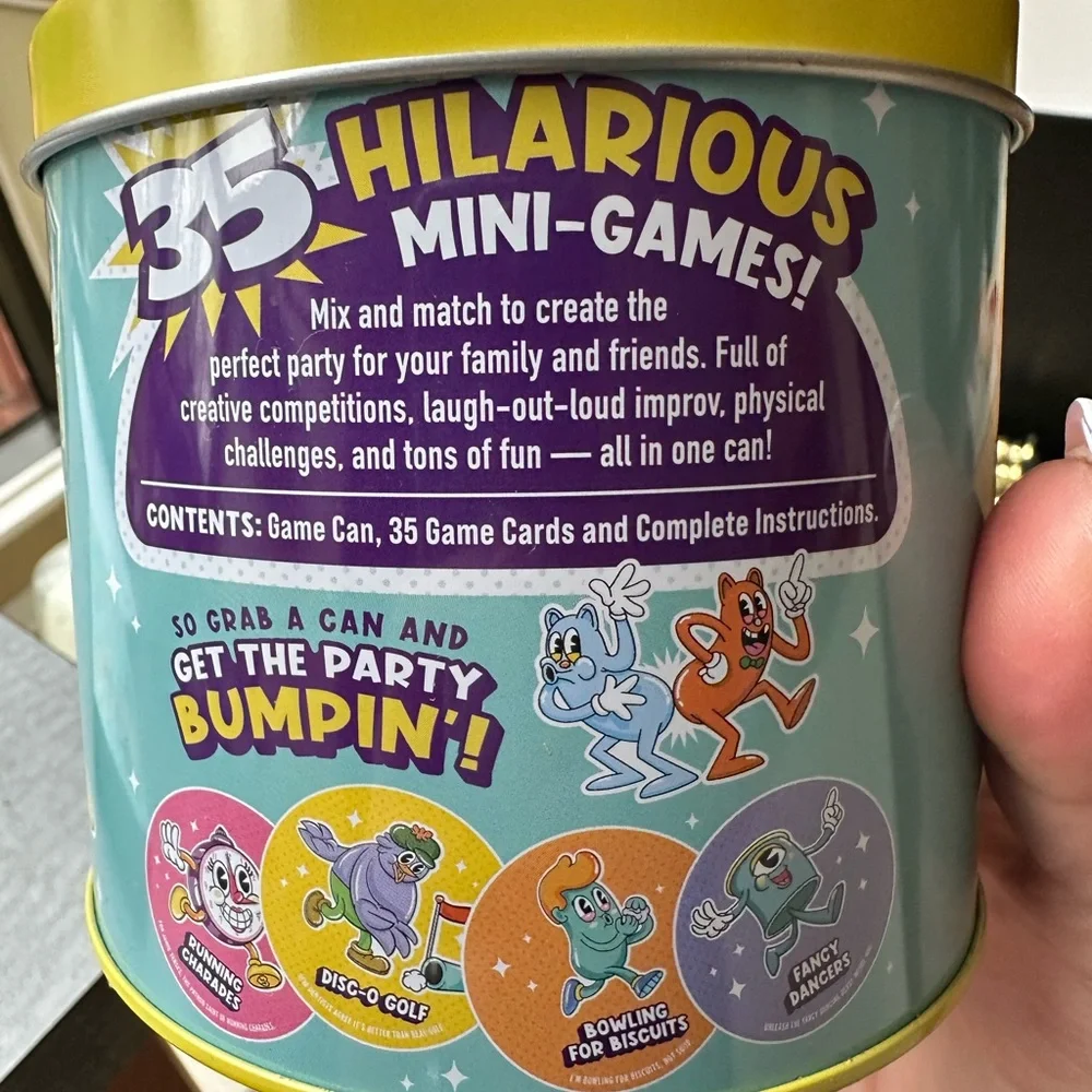 Cat Chaos Card Game and Game Night in Can Bundle